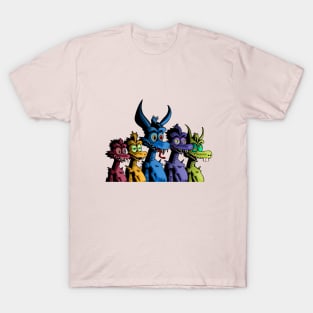 Funny Cartoon Monsters T-Shirt